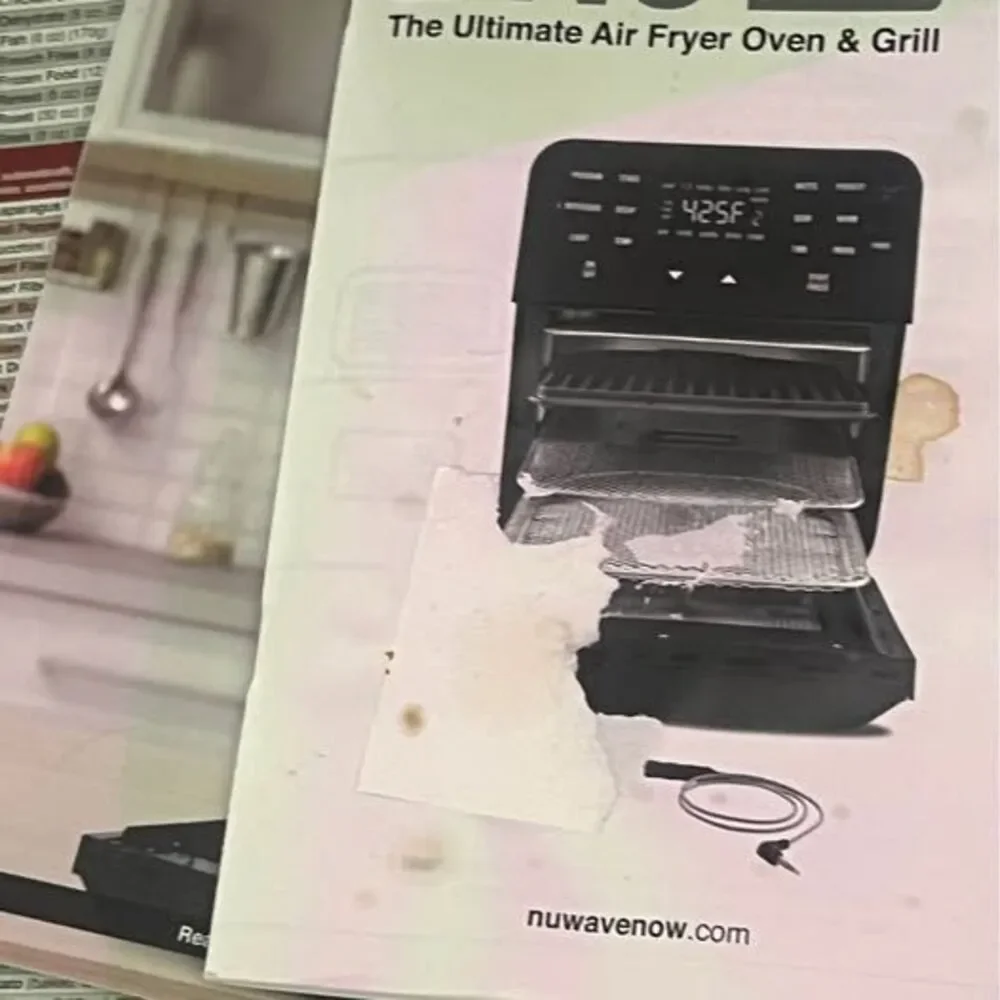 NuWave Brio 14-Quart Ultimate Air Fryer Oven With Rotisserie 1800W – Model 38001